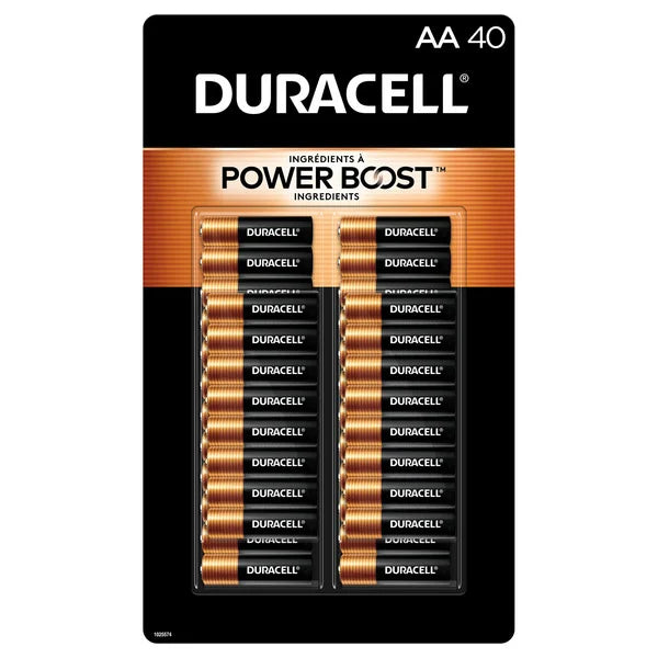 Duracell AA Batteries 40ct