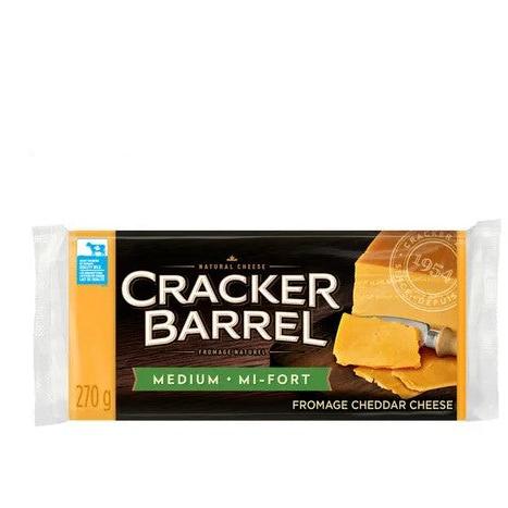 Cracker Barrel Medium Cheddar Cheese 270g