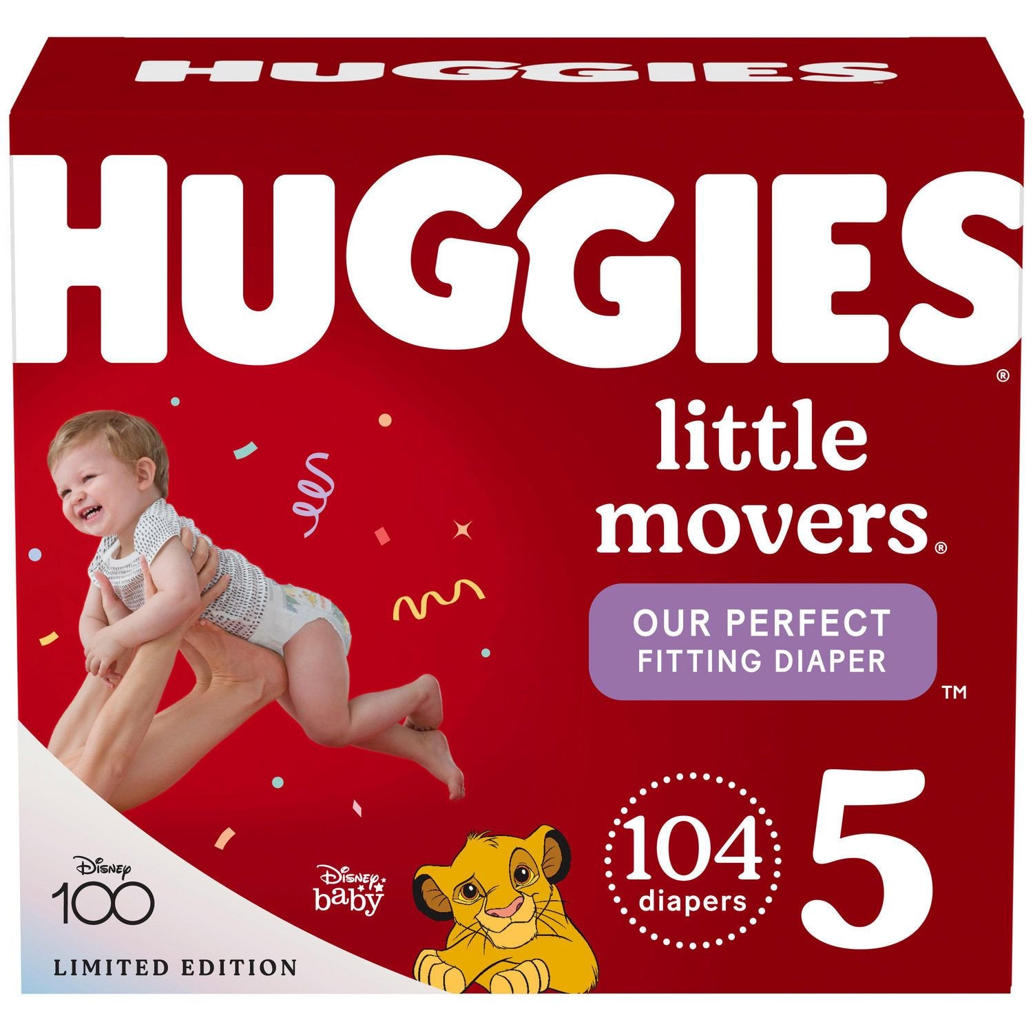 Huggies Little Movers Size 5 104ct