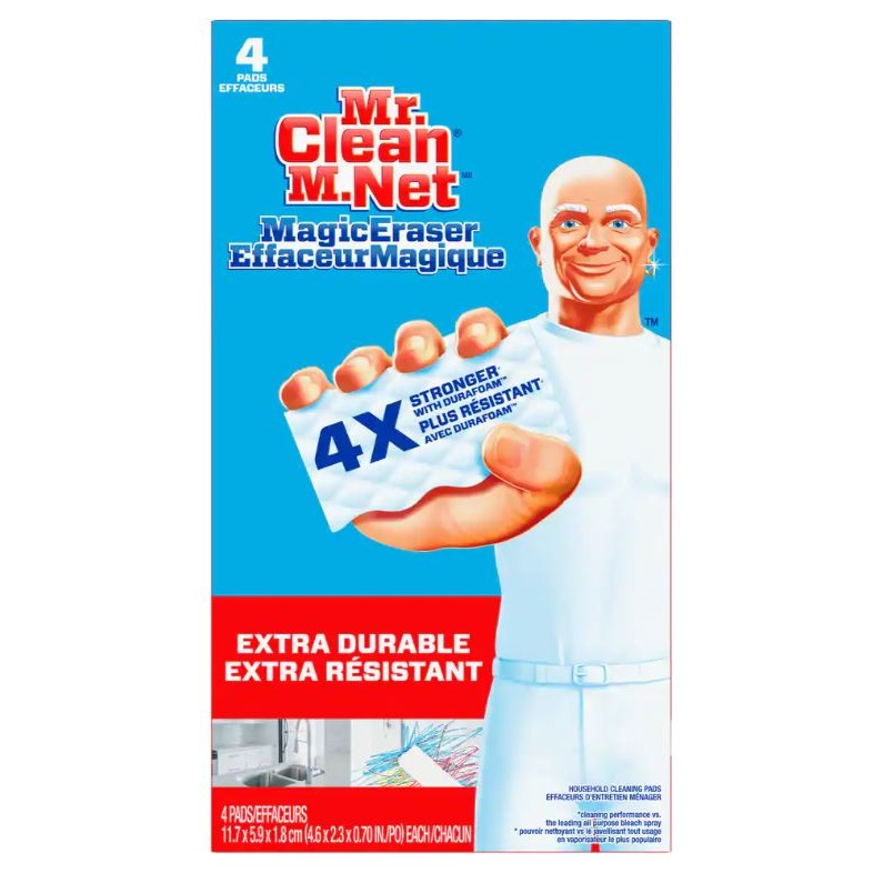 Mr Clean Magic Eraser Extra Durable 4ct