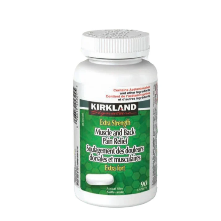 Kirkland Extra Strength Muscle & Back Pain Relief 90ct