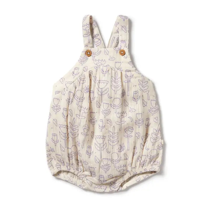 Wilson & Frenchy Organic Crinkle Bodysuit - Flow, 6-12mths