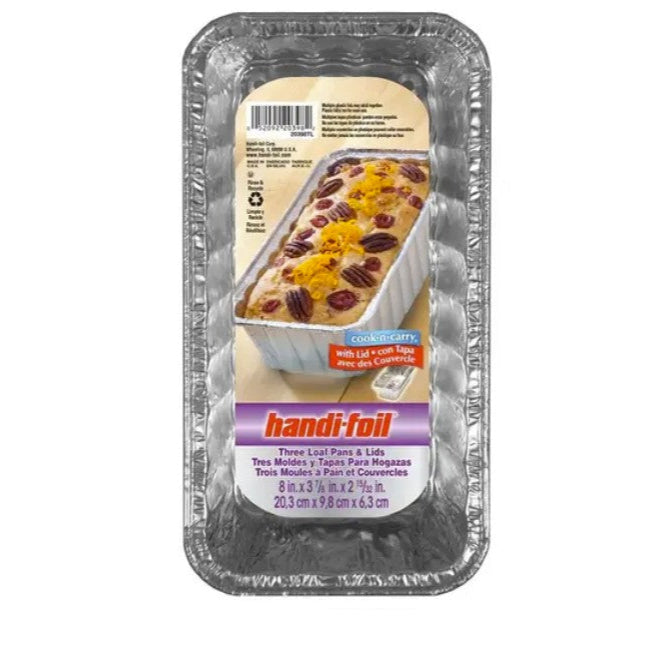 Handi-Foil With Lid Loaf Pan 5 EA