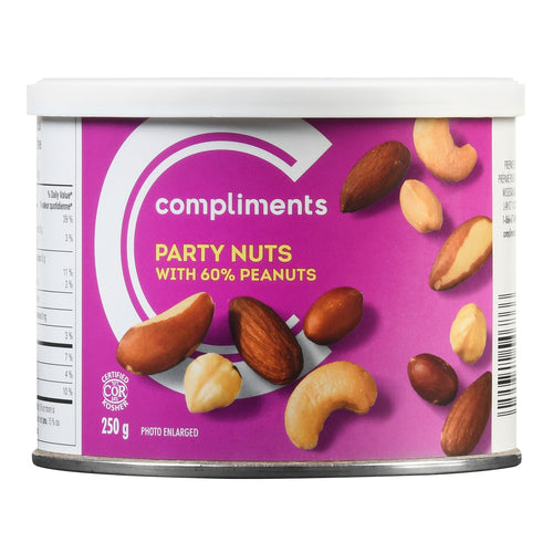 Compliments 60% Peanuts Party Nuts 250g