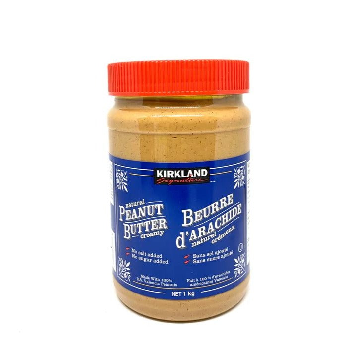 Kirkland Natural Peanut Butter Creamy 1kg