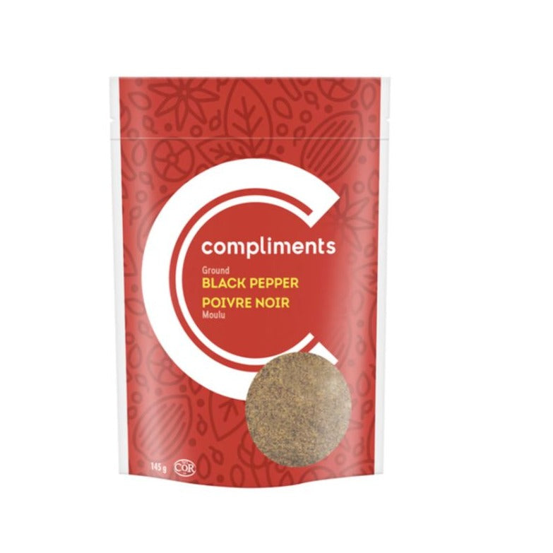 Compliments Ground Black Pepper 145g