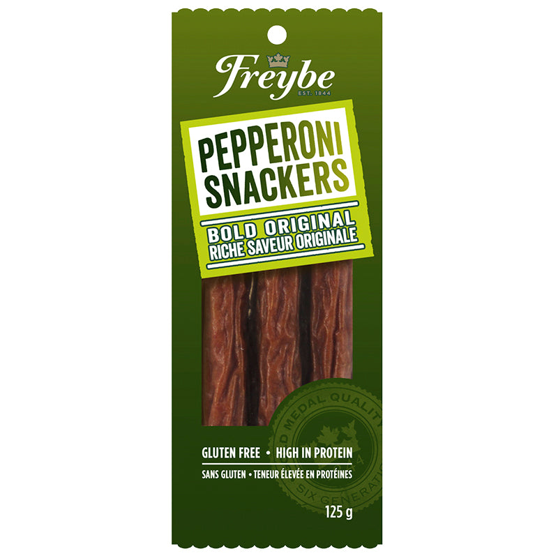 Freybe Pepperoni Snackers Bold Original 125g
