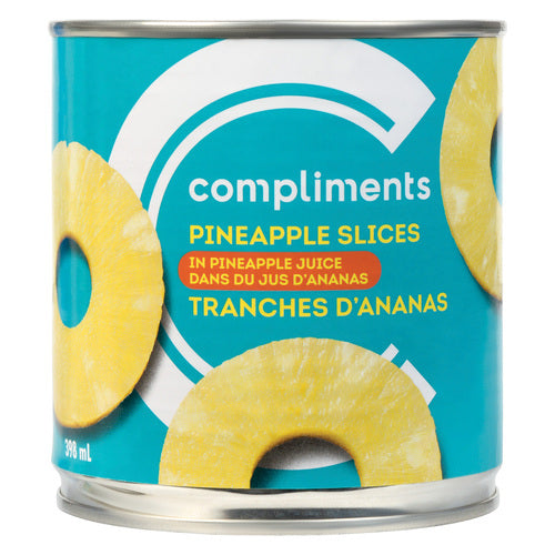 Compliments Pineapple Slices 398ml