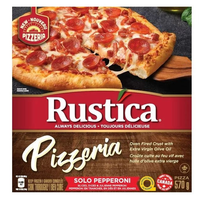 Rustica Solo Pepperoni Pizza 570g