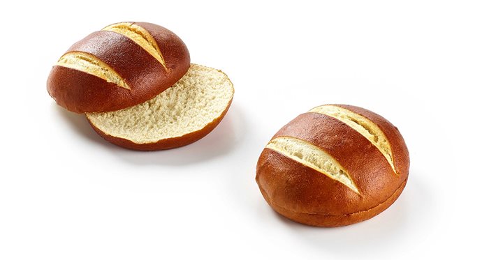 Gourmet Pretzel Bun 4" Sliced  6ct