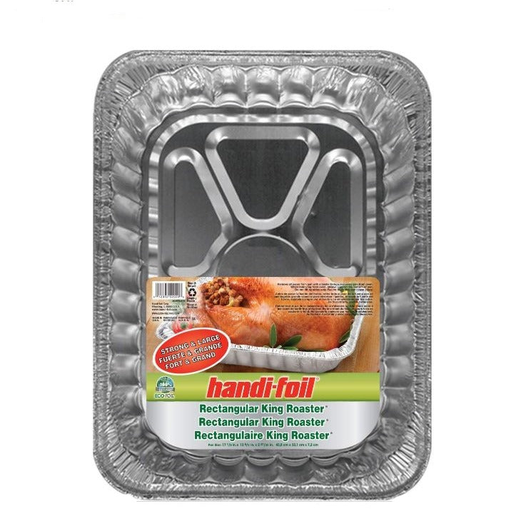 Handi-Foil Rectangular King Roaster 43.5x32.1x7.2cm