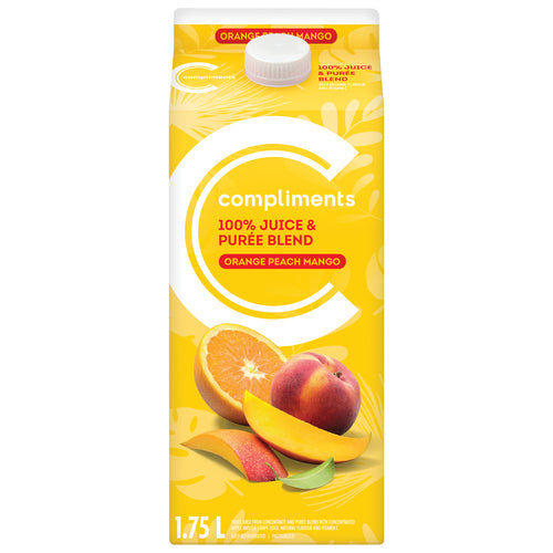 Compliments Orange, Peach, Mango Juice Blend 1.75L