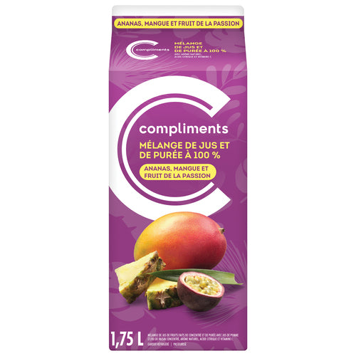 Compliments Pineapple Mango Passion Fruit Juice 1.75L