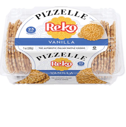 Reko Italian Vanilla Pizzelle Wafers 200g