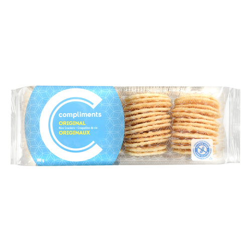 Compliments Plain Rice Crackers 100g