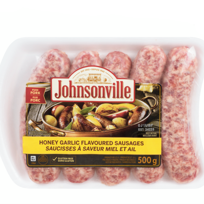 Johnsonville Honey Garlic Sausage 500g