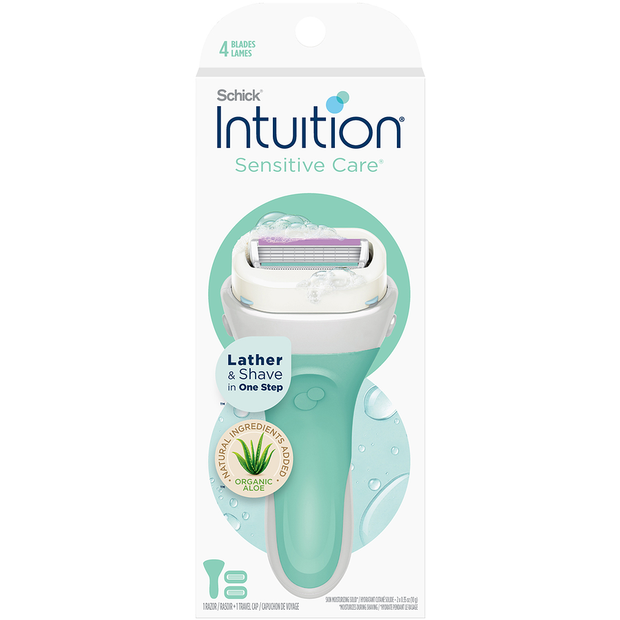 Schick Intuition Aloe Razor With Two Refills