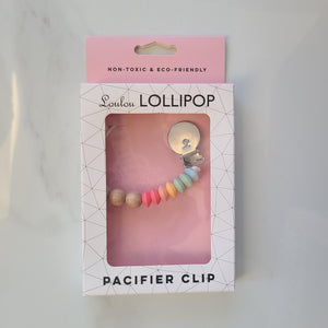 LouLou Lollipop Mini Jubilee Pacifier Clip - Summer