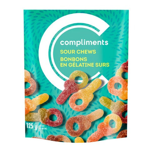 Compliments Sour Chews 125g