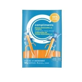 Compliments Pizza Mozz Twists 8ct