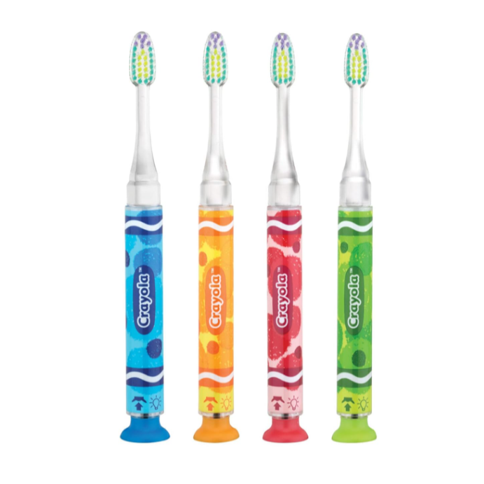 G.U.M. Crayola Soft Toothbrush with Timer Light 3+ Years