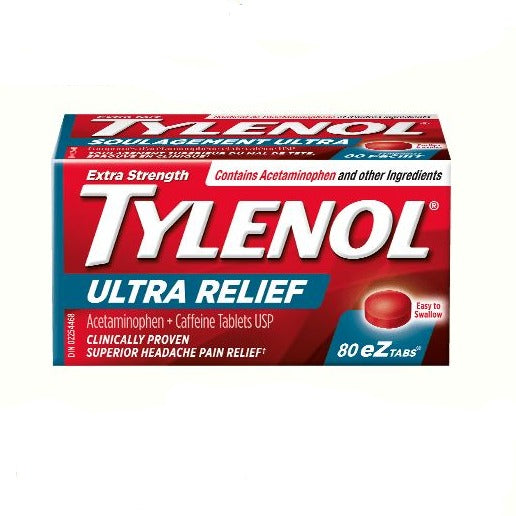 Tylenol Ultra Relief 80 Tablets