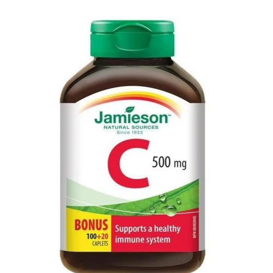 JAMIESON, VITAMIN C, 500 MG / 120 CAPLETS