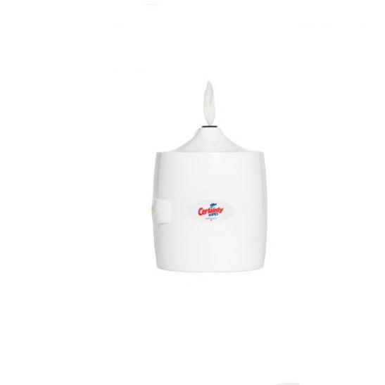 Wipe Roll Wall Dispenser Certainty White PREORDER ITEM