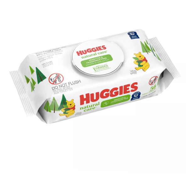 Huggies Natural Care Wipes 64ct
