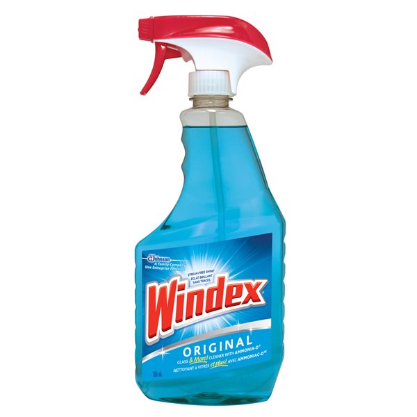 Windex Glass Cleaner Spray With Ammonia 765ml