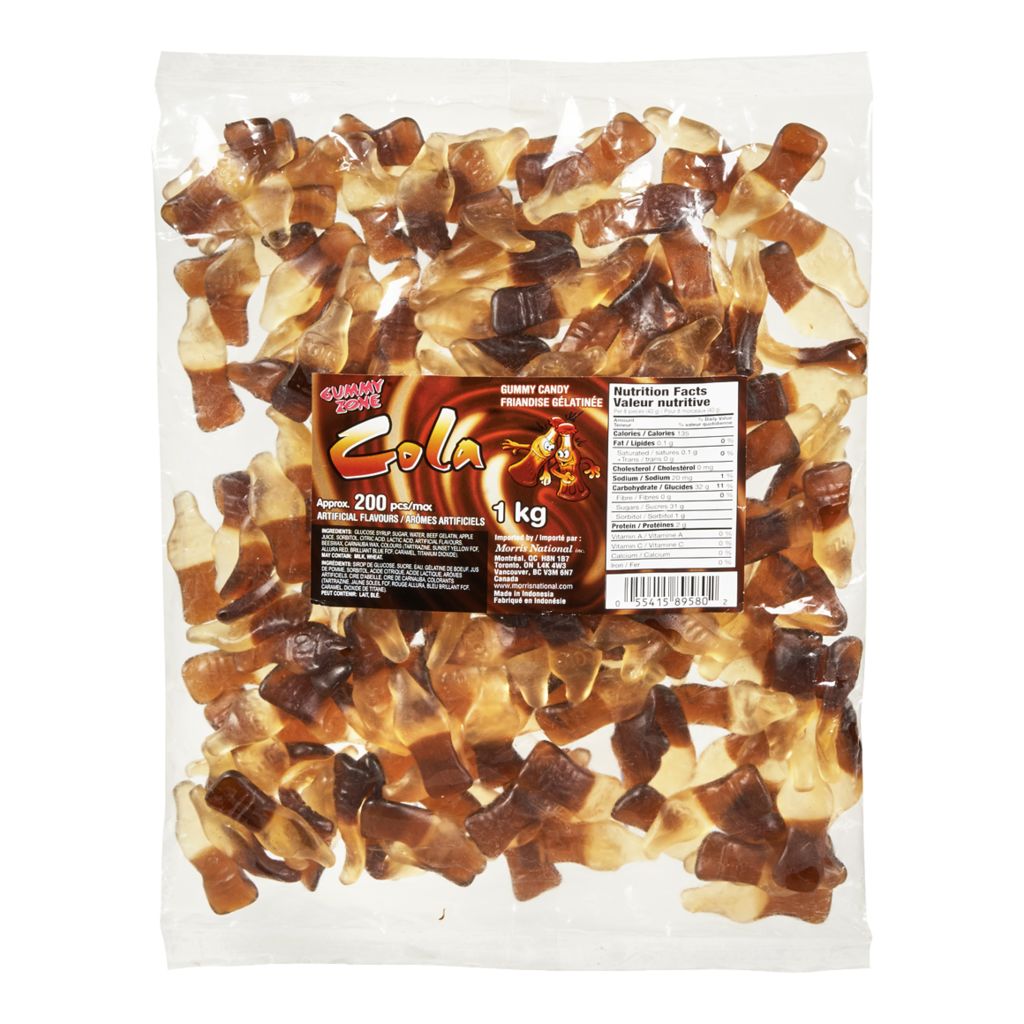 Gummy Zone Cola Bottles Gummy Candy 1kg