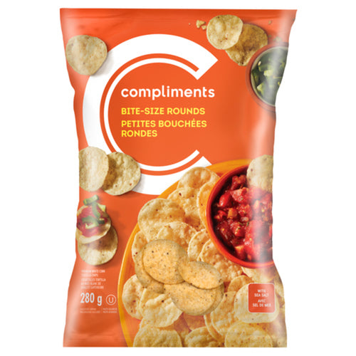 Compliments White Rounds Tortilla Chips 280g