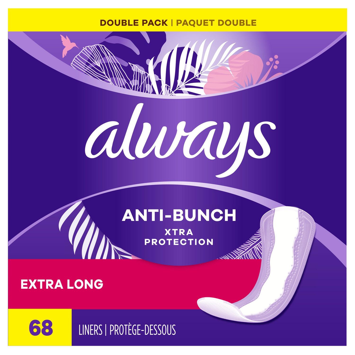 Always Anti Bunch Xtra Protection Extra Long 68pk