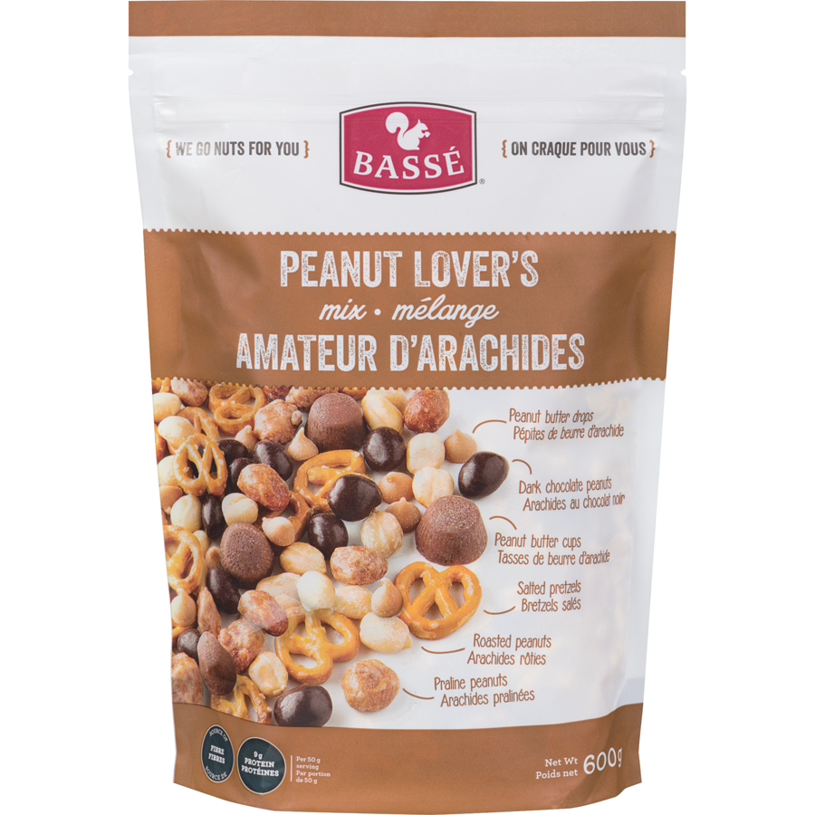 Basse Peanut Lover's Mix 600g