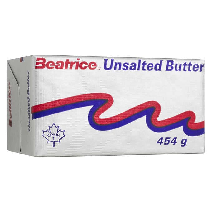 Beatrice Unsalted Butter Block 454g