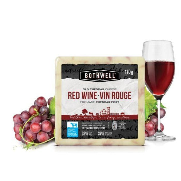 Bothwell Red Wine Extra Old Cheddar 170g