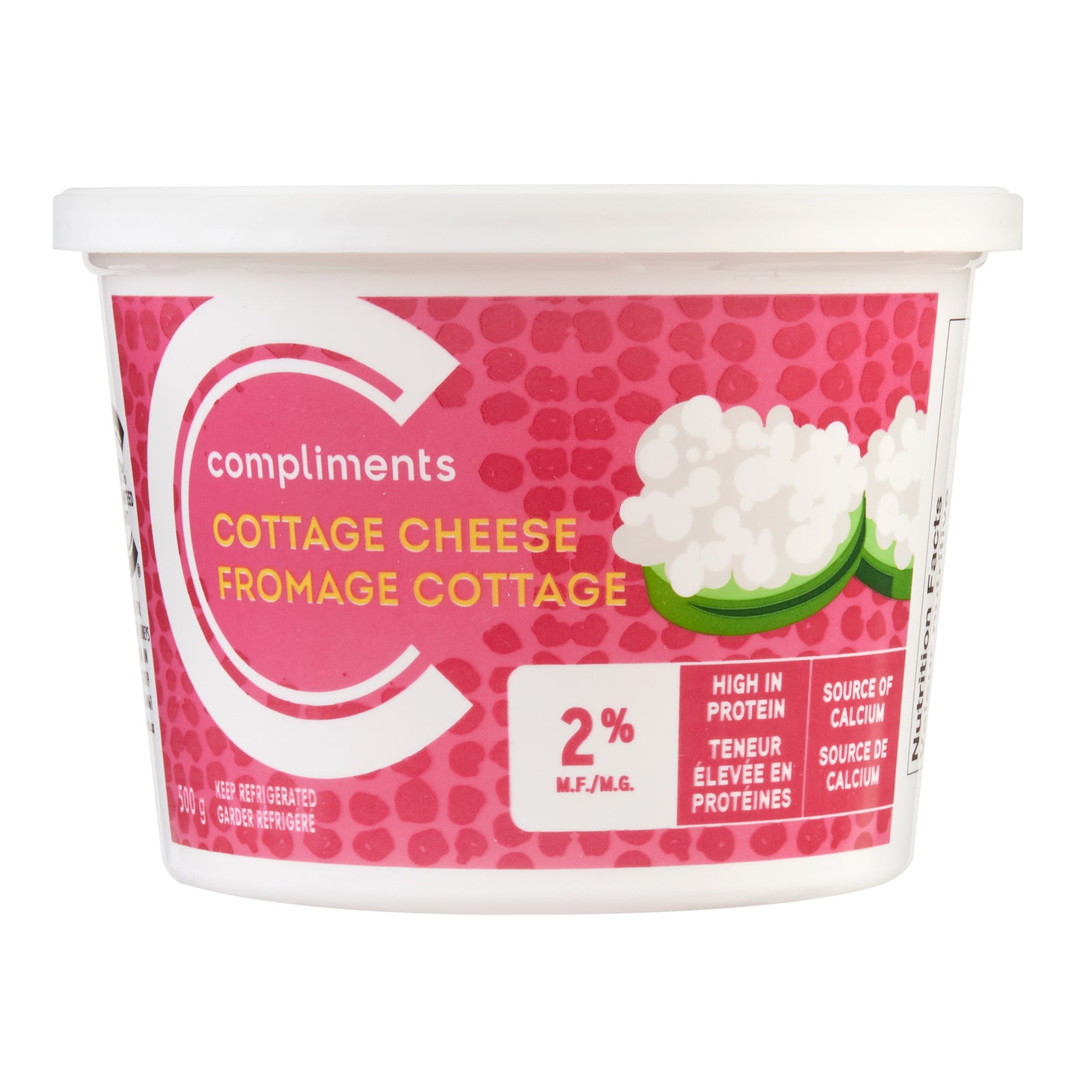 Compliments Cottage Cheese 2% 500ml