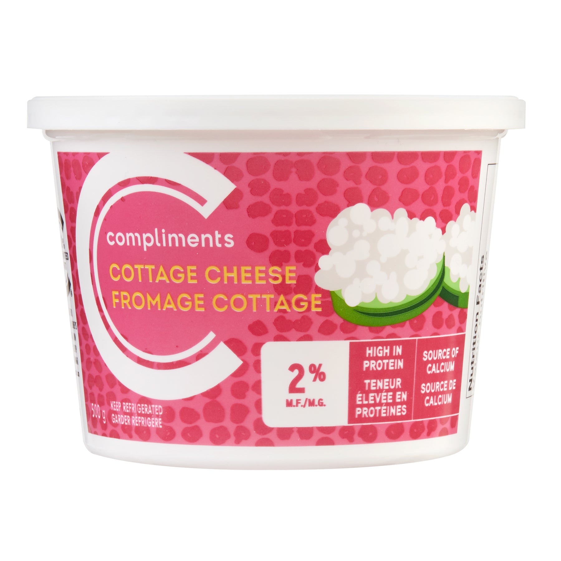 Compliments Cottage Cheese 2% 500ml