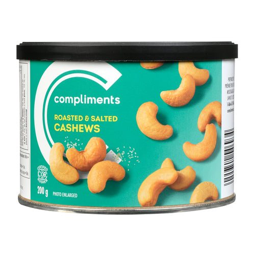 Compliments Salted Cashews 200g