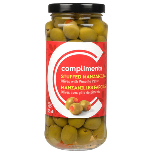 Compliments Stuffed Manzanilla 375ml