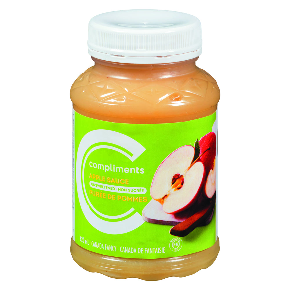 Compliments Unsweetened Apple Sauce 620ml