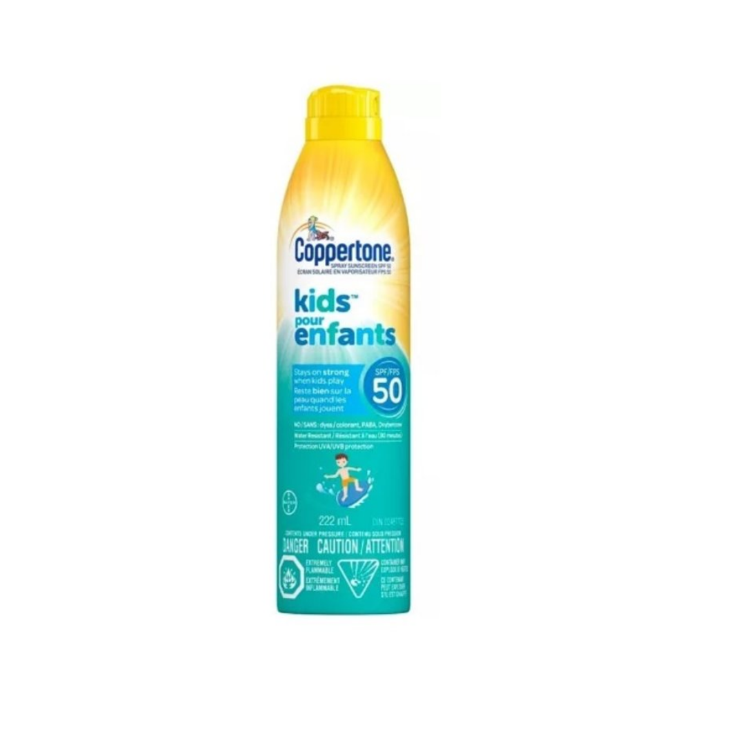 Coppertone Kids SPF 50 Spray Sunscreen 222ml