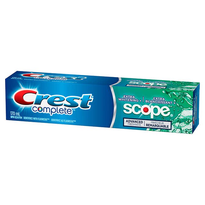 Crest Scope Outlast Mint Toothpaste 120 ml  3pk