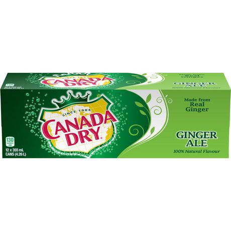 Canada Dry Ginger Ale 355ml x 12ct