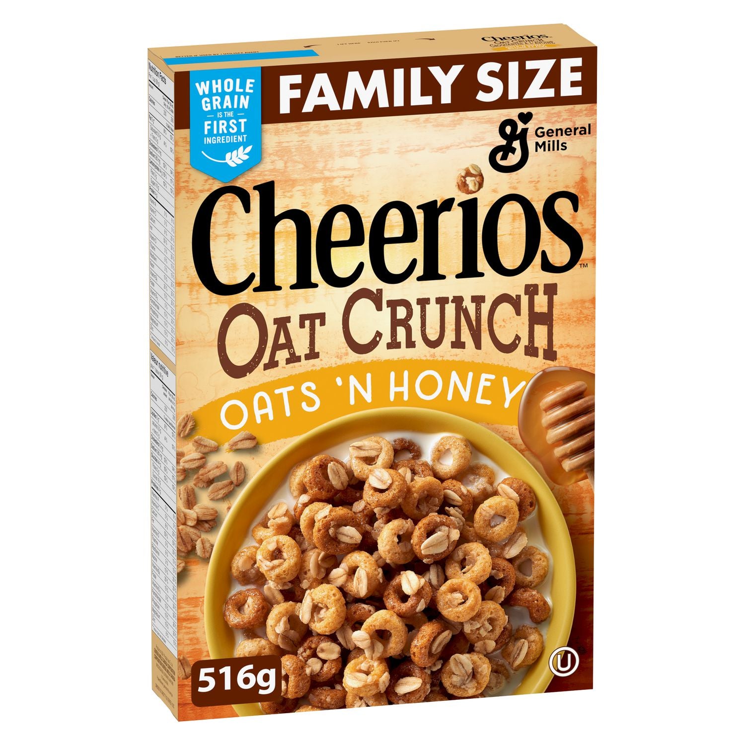 General Mills Cheerios Oat Crunch Oats 'N Honey 516g