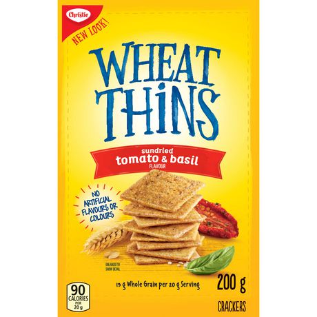 Christie Sundried Tomato & Basil Wheat Thins 200g