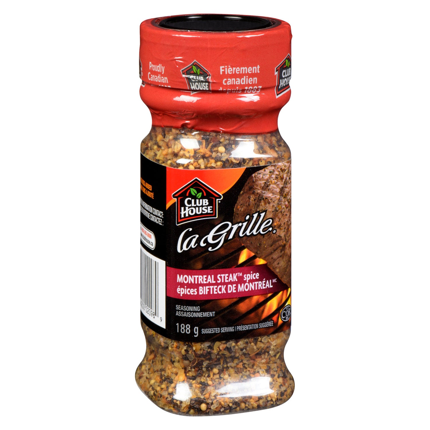 Club House La Grille Montreal Steak Seasoning 188g