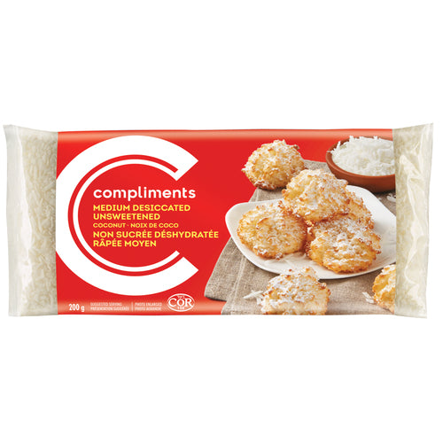 Compliments Medium Unsweetened Coconut 200g