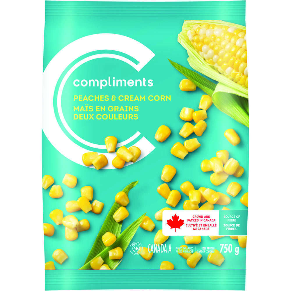 Compliments Peaches & Cream Corn 750g