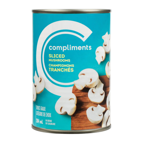 Compliments Sliced Mushrooms 284ml